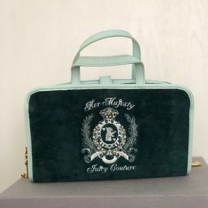 Early 2000s two piece Juicy Couture Cosmetics Bag